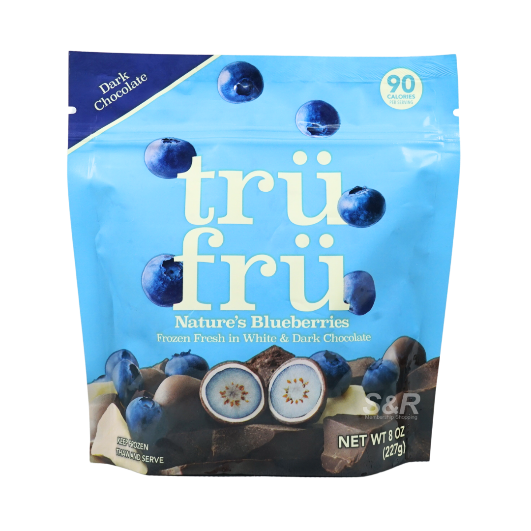 Tru Fru Frozen Blueberries in Milk and White Chocolate 227g